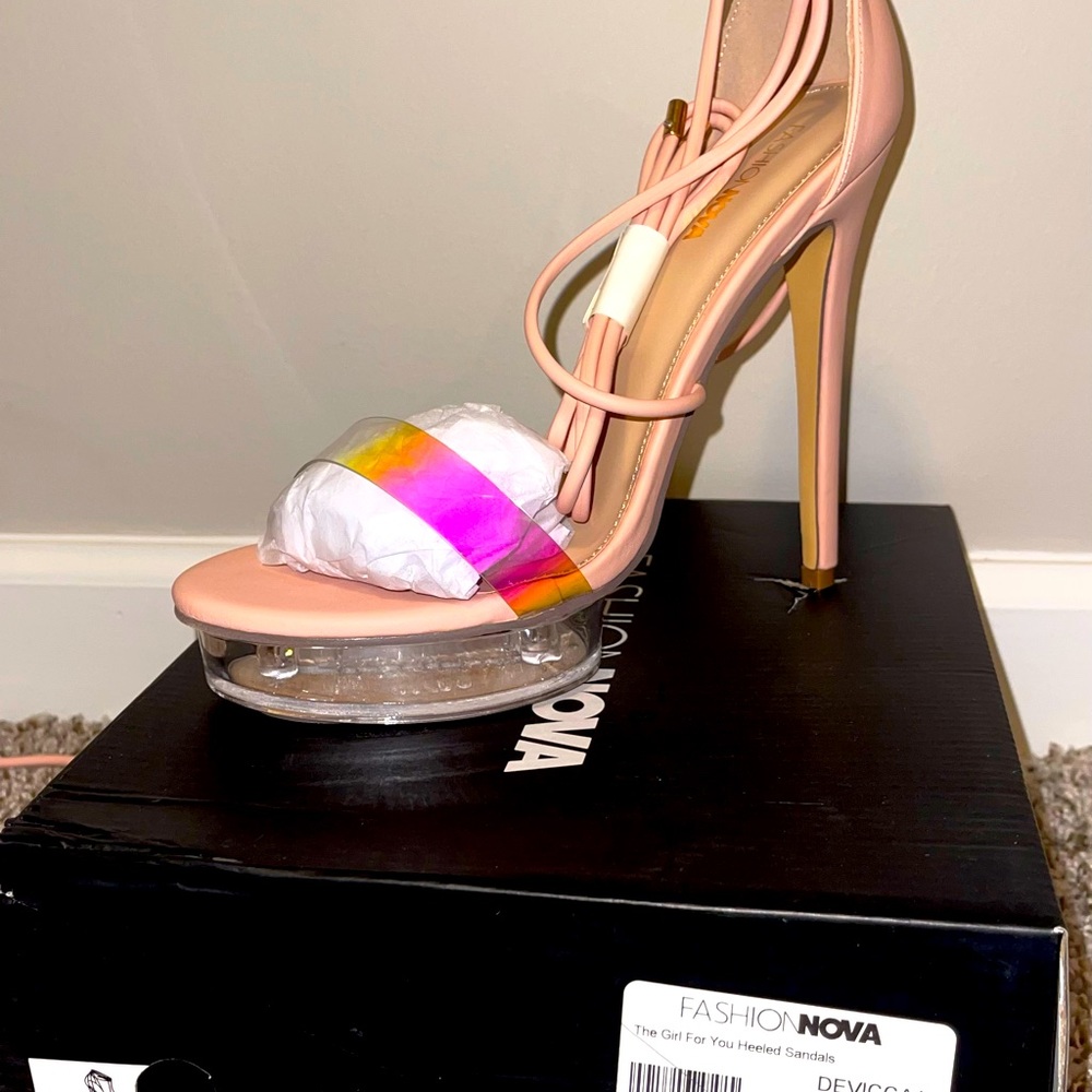 NWB Fashion Nova Platform Heels